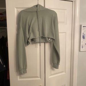 American Threads - Sunday Skin Girlfriend Cropped Hoodie